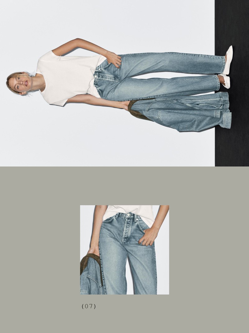 High-Waist Balloon Fit Jeans from Massimo Dutti