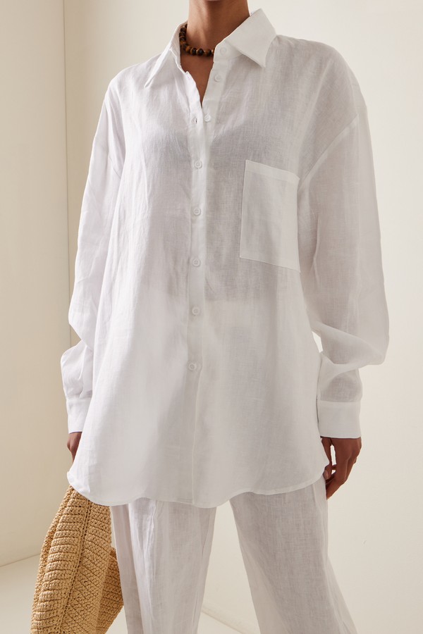 Linen Woven Shirt from Aexae