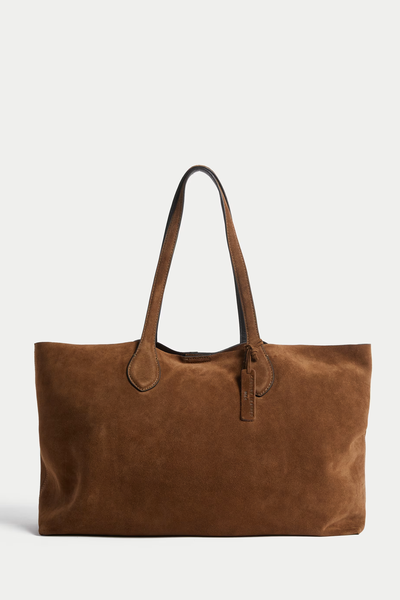 Suede Tote Bag from Marks & Spencer