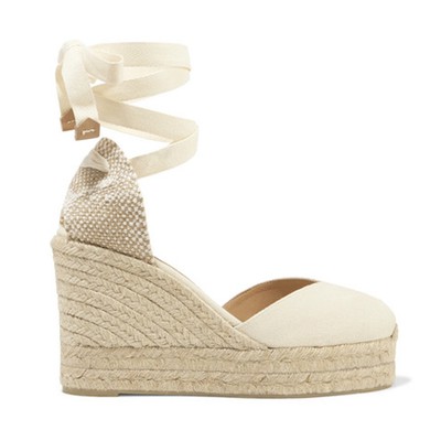 Chiara 80 Canvas Wedge Espadrilles from Castañer 