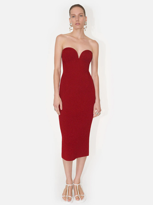 Thalia Bustier Midi Dress, £1,100 | Galvan
