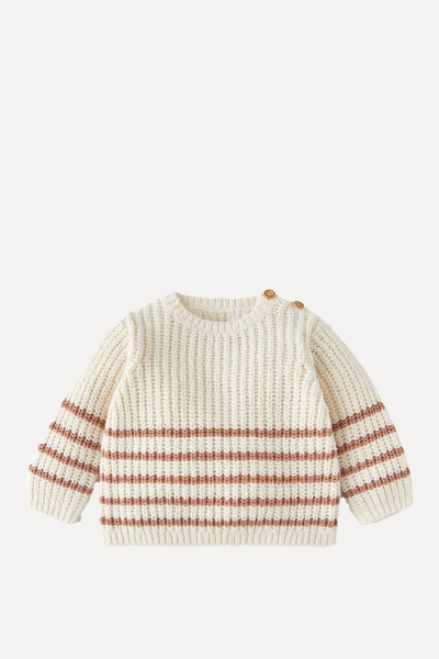 Open Knit Cardigan  from Zara 