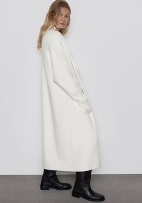 Long Knit Coat from Zara