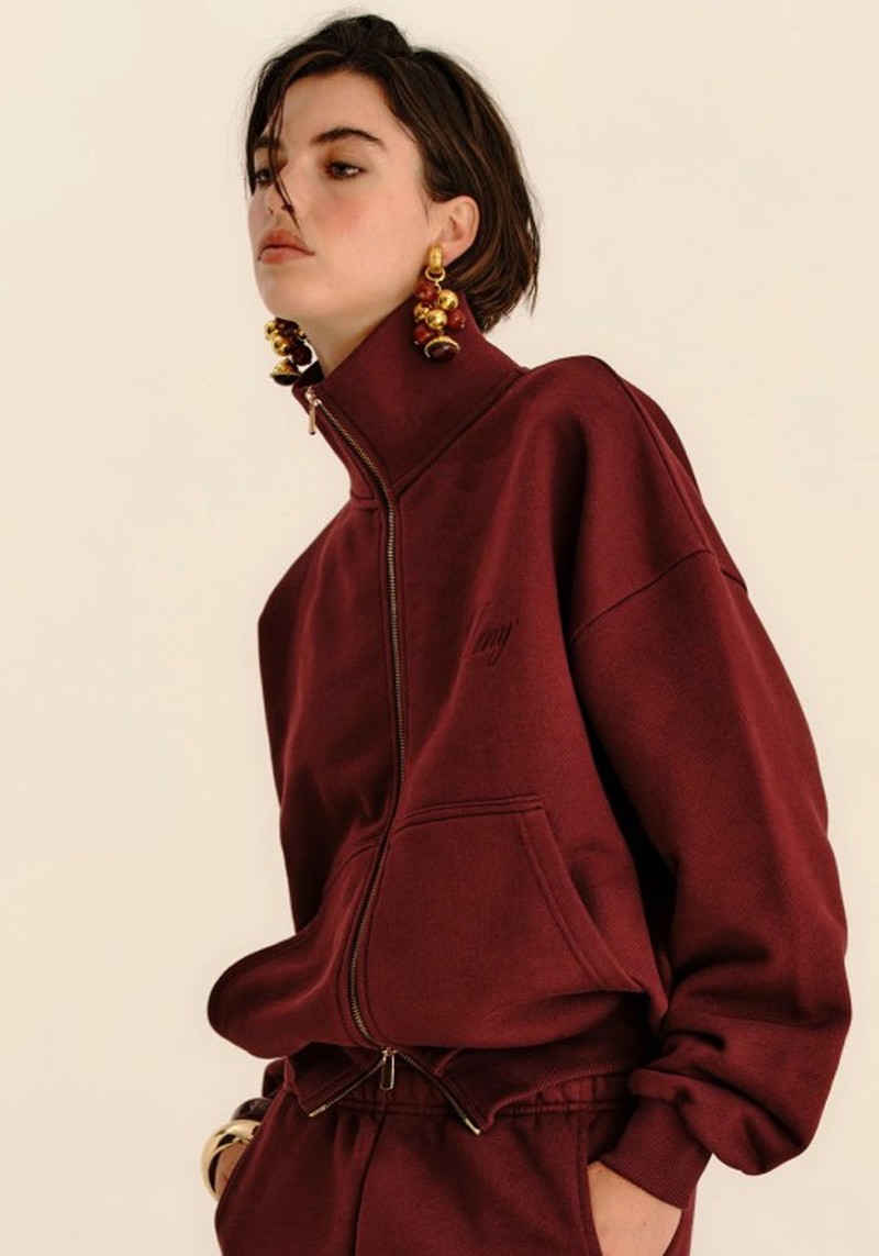French Terry Funnel Neck 
