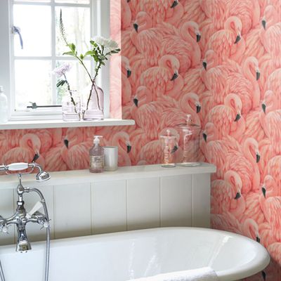 Flamingo Wallpaper from Albany Wow!