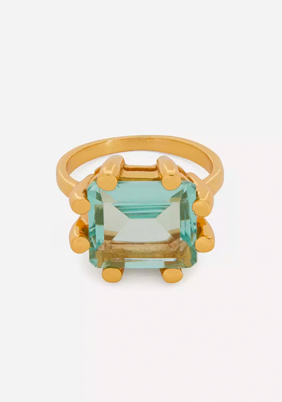 Gold-Plated Square Ring, Shyla (Similar) from Shyla 