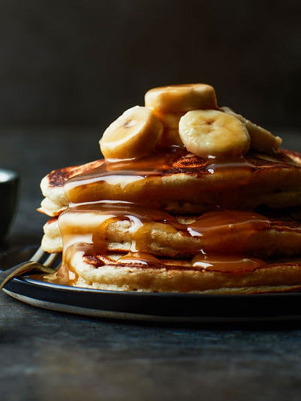 Banana Butterscotch Pancakes