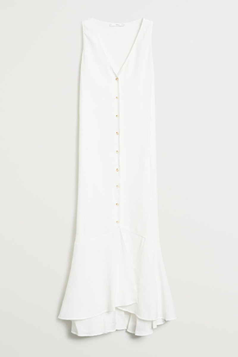 Buttoned Gown from Mango