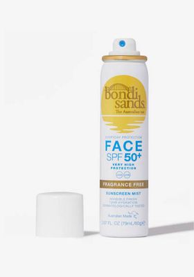 SPF 50+ Fragrance Free Sunscreen Face Mist from Bondi Sands