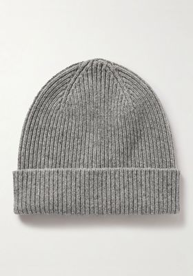 Ribbed Wool Beanie from Mr P.