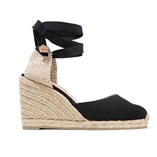 Carina Canvas Wedge Espadrilles from Castaner