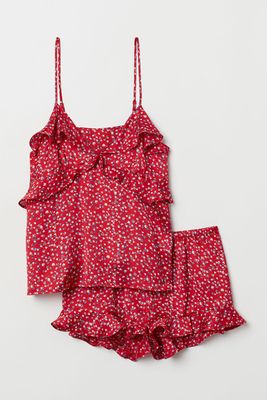 Pyjama Strappy Top & Shorts from H&M
