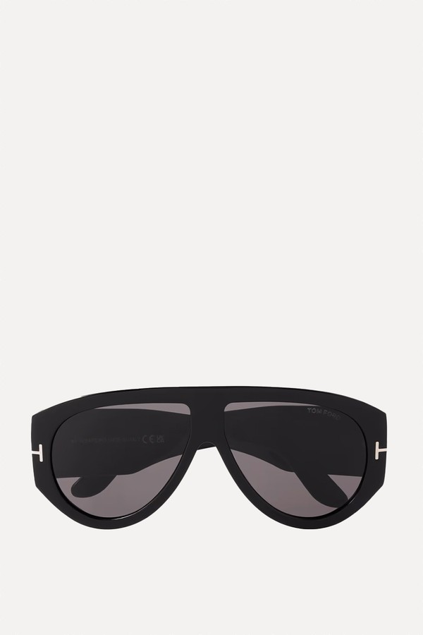 Bronson Aviator-Style Acetate Sunglasses from Tom Ford
