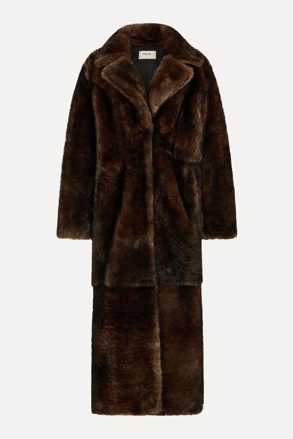 Melanie Shearling Coat from Ducie