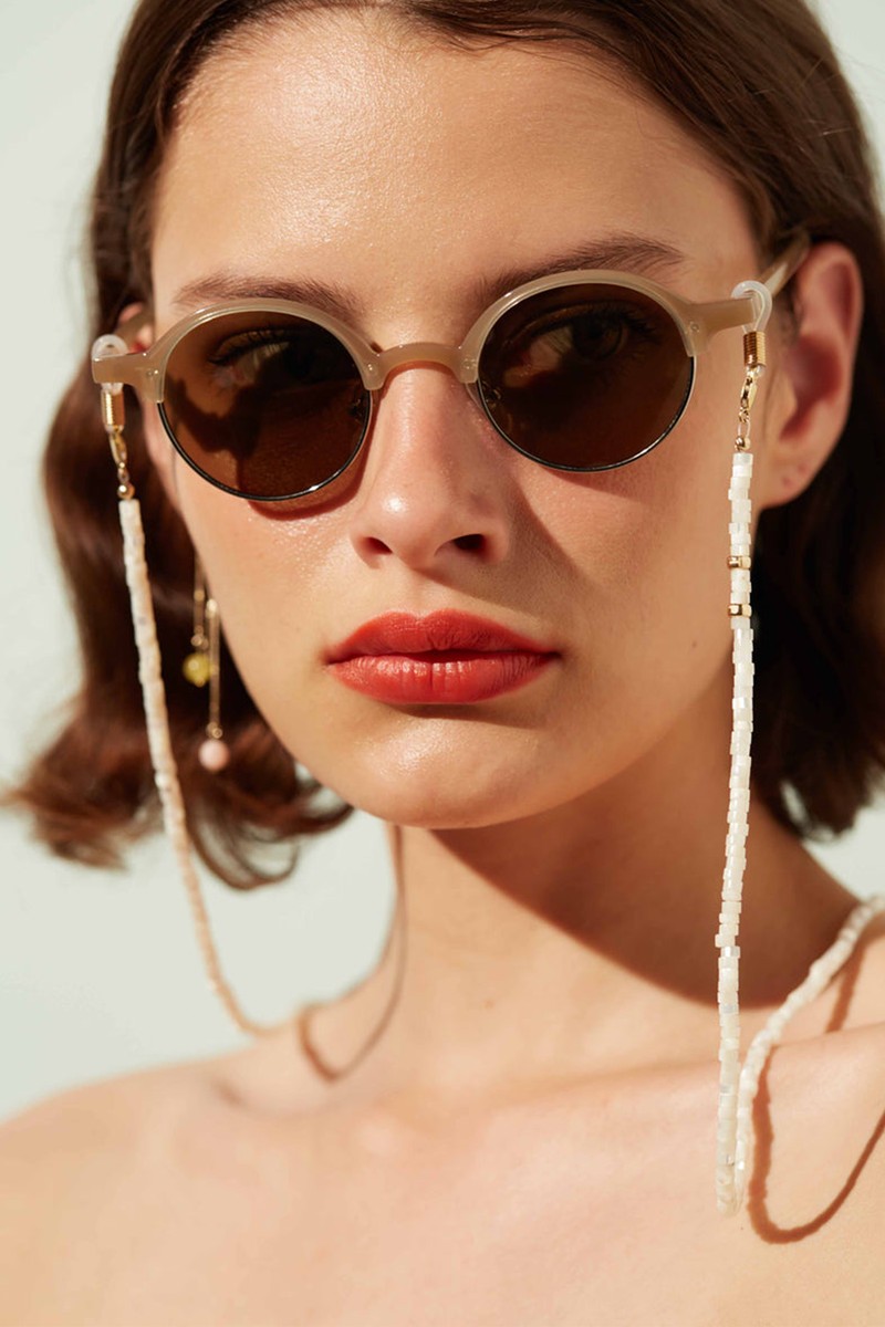 Beaded Glasses Chain from Aurum + Grey
