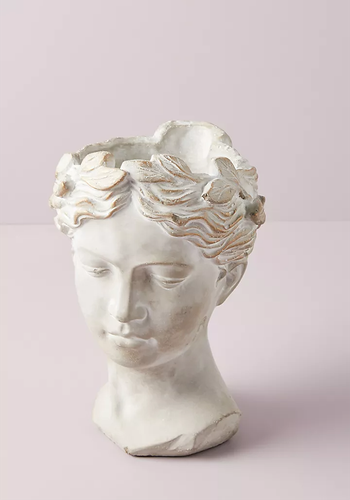 Large Grecian Bust Pot