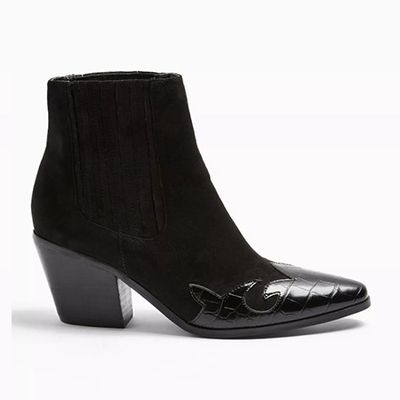 BEWITCH Black Western Boots from Miss Selfridge