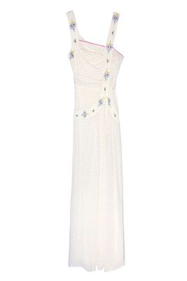 Maxi Dress with Embroidered Details from Intropia