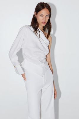 Asymmetric Long Sleeve Top from Zara