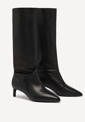 Casta Knee High Leather Boots from Ba&Sh