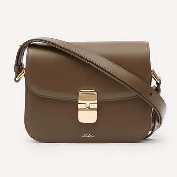 Grace Small Leather Cross-Body Bag from A.P.C.