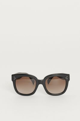 Black Frame Oversized Sunglasses from Celine