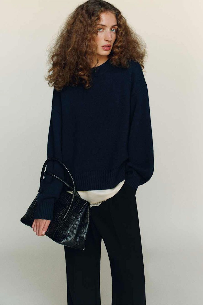 Cove Cashmere Oversized Crew from  Reformation