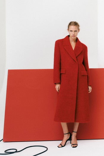 Long Alpaca Wool Coat