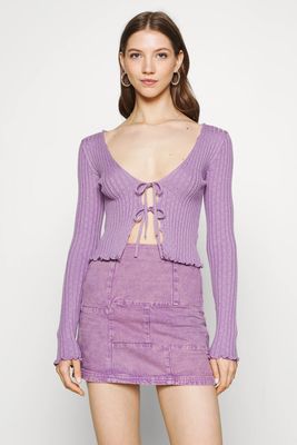 Noori Tie Front Cardigan from Urban Outfitters