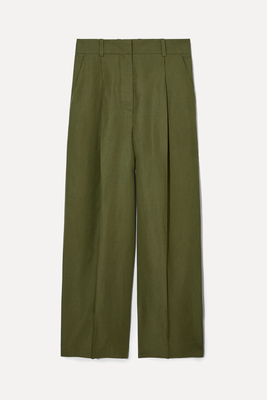 High-Waisted Wide-Leg Trousers  from COS