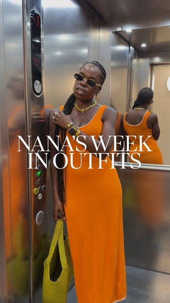 Nana’s week in outfits – save for some colourful summer workwear inspo…
