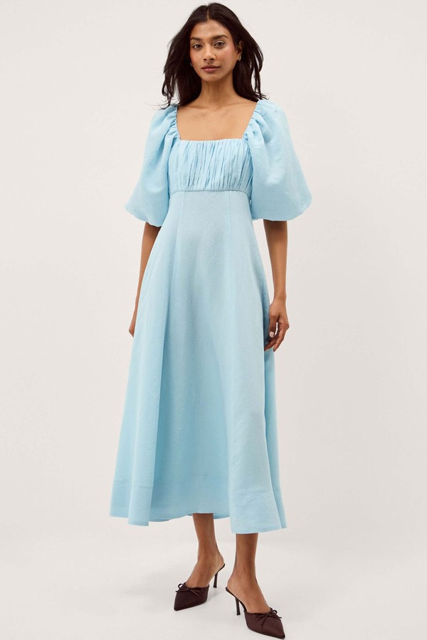 Payton Puff Sleeve Midi Dress from Monsoon