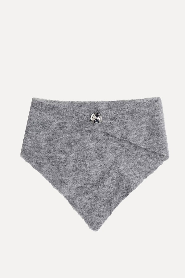 Mohair-Blend Triangle Scarf from H&M