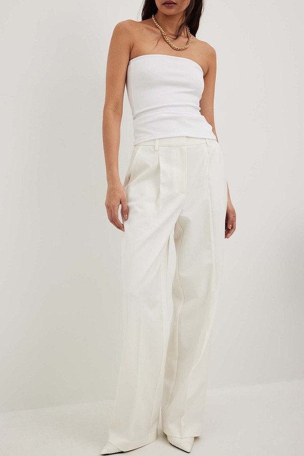 Wide High Waist Suit Pants