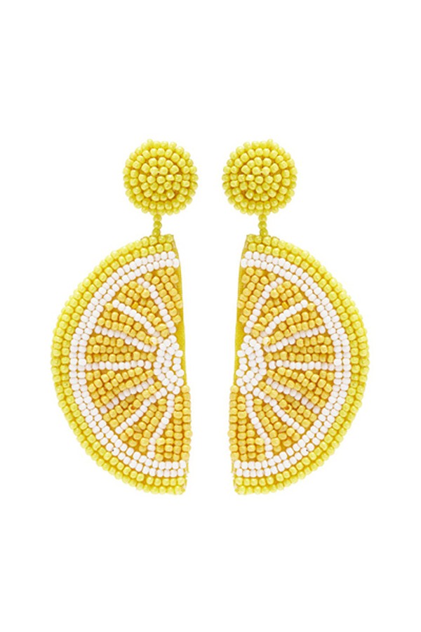 Lemon Slice Drop Earrings from Lane Crawford