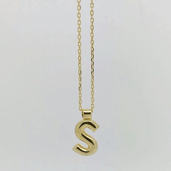 ‘S’ Initial Pendant