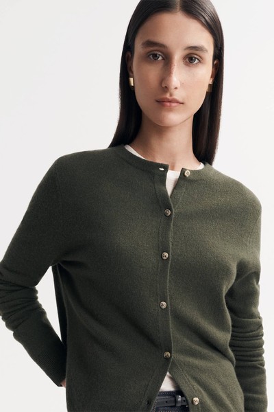 Fine Knit Cashmere Cardigan from Soft Goat