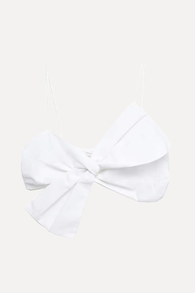 Lace-Up Bandeau Top from Oysho