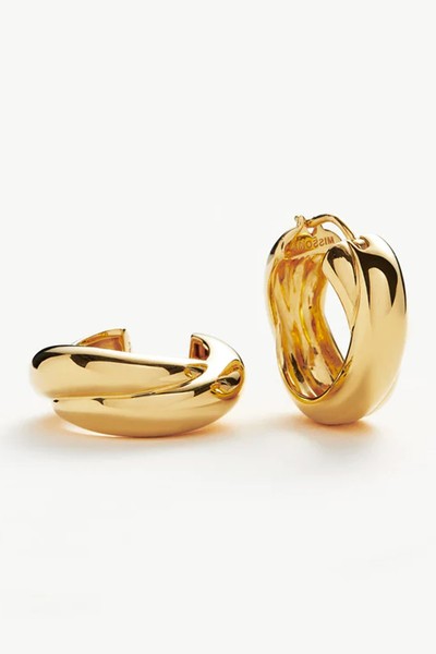 Lucy Williams Chunky Entwine Hoop Earrings from Missoma