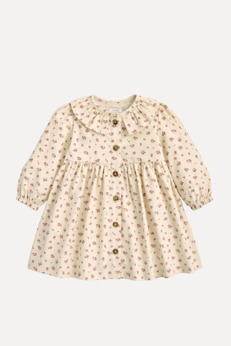 Ditsy Rose Cord Dress & Tights Set from Mamas & Papas