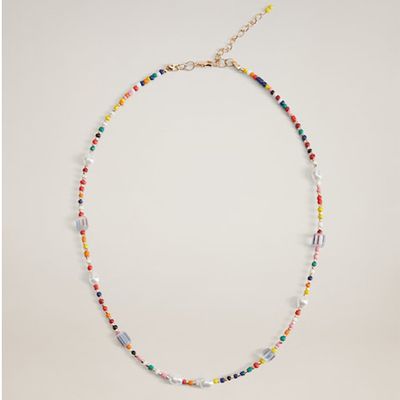 Mixed Bead Necklace from Mango