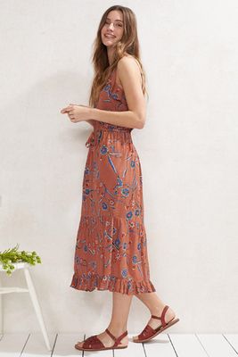 Alissia Sunset Floral Midi Dress