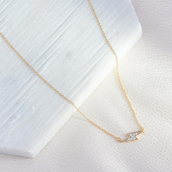 Bolt Diamond Necklace