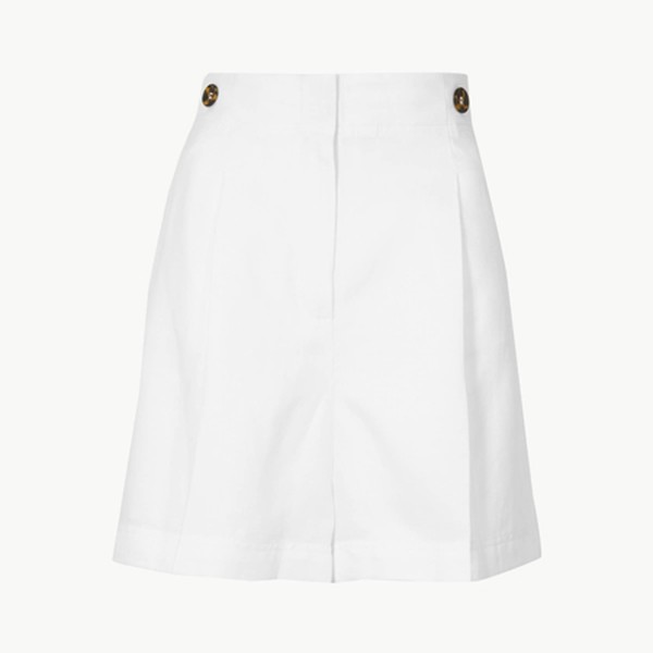 Linen Blend Shorts