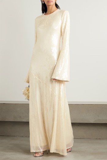 Kaisa Sequined Stretch Recycled-Jersey Maxi Dress from ROTATE BIRGER CHRISTENSEN