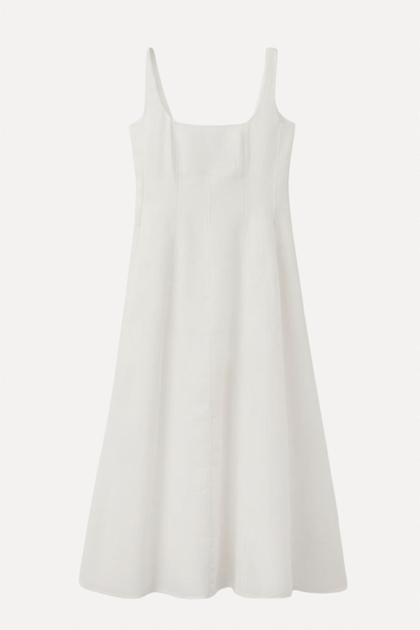 A-Line Linen Dress from Mango
