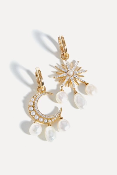 Fine Moon Starlight Earrings from Harris Reed X Missoma