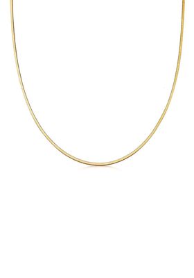 Lucy Williams Gold Square Snake Chain Necklace from Missoma