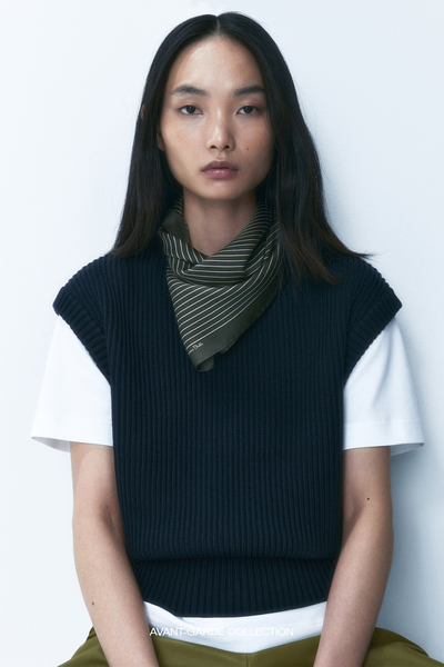 Knit Cotton Waistcoat