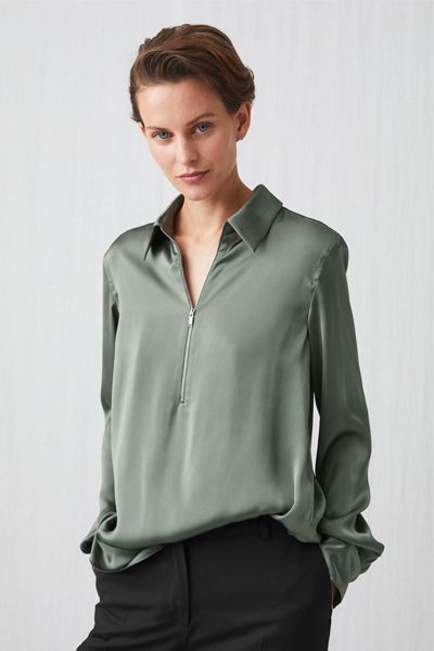 Satin Zip Top from Arket